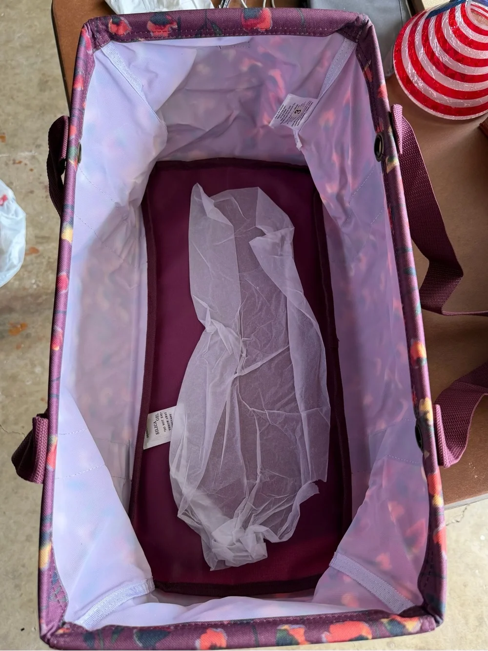 thirty-one Medium Utility Tote in Floral Pink